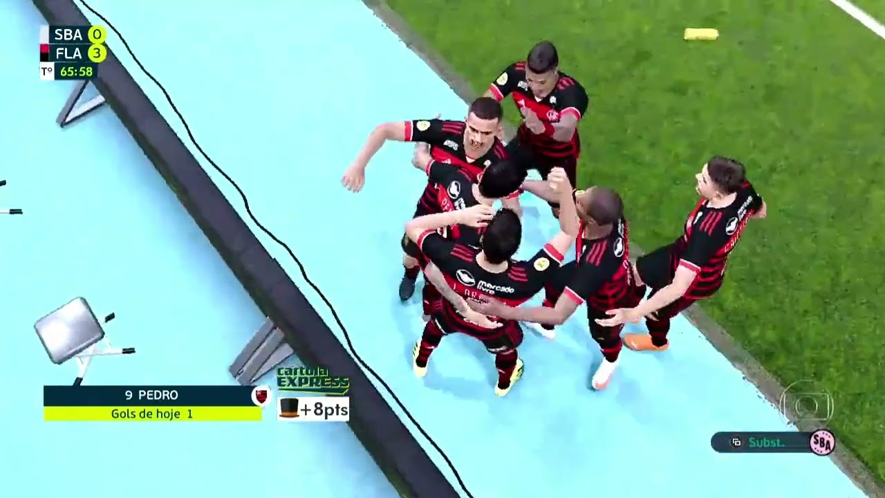 TESTENDO O NOVO TIME HUDFCC FLAMENGO 2º tempo ‐