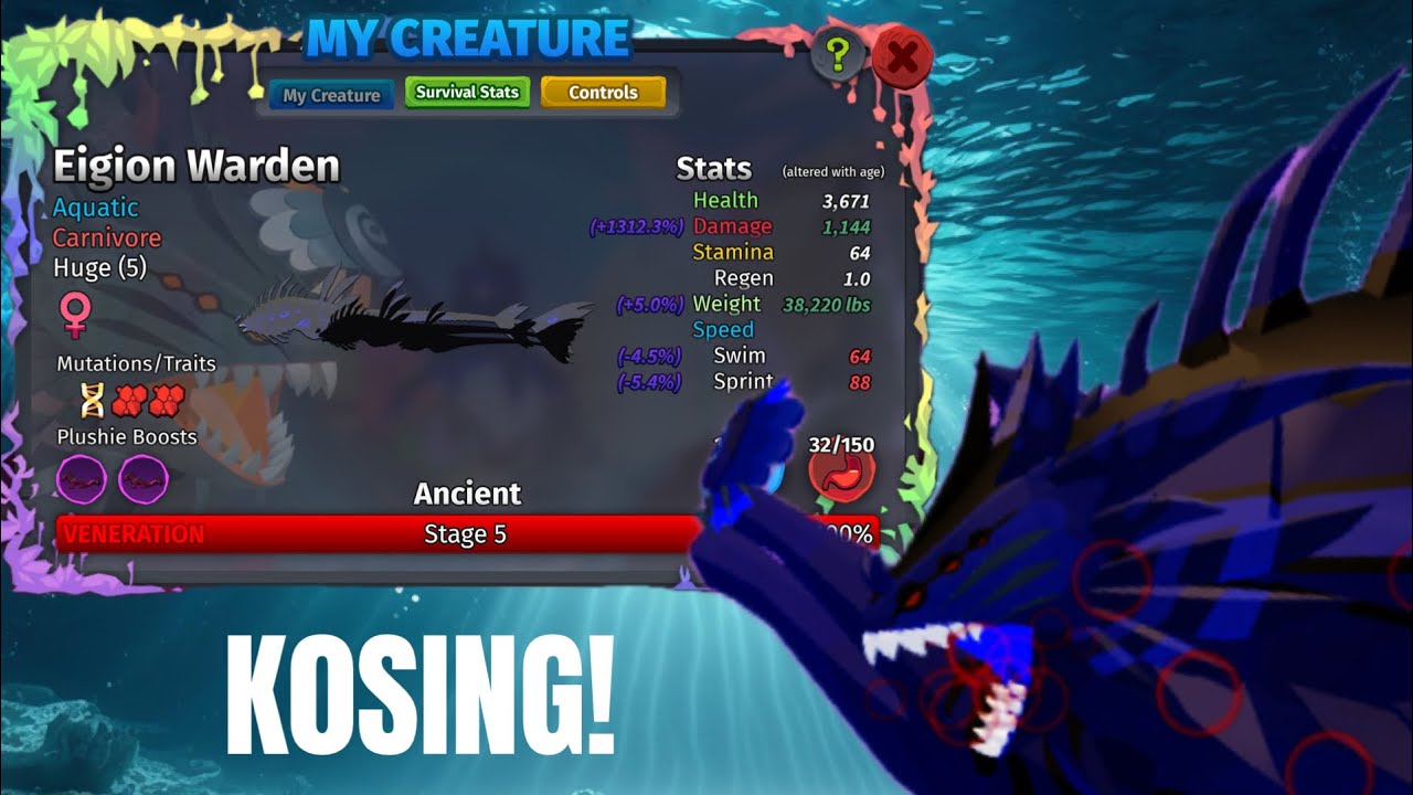 Stage 5 eigion warden kosing | creatures of sonaria