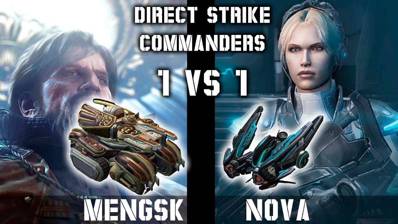 Mengsk vs Nova | who need bio? (Raven op) | Direct Strike Commanders 1vs1