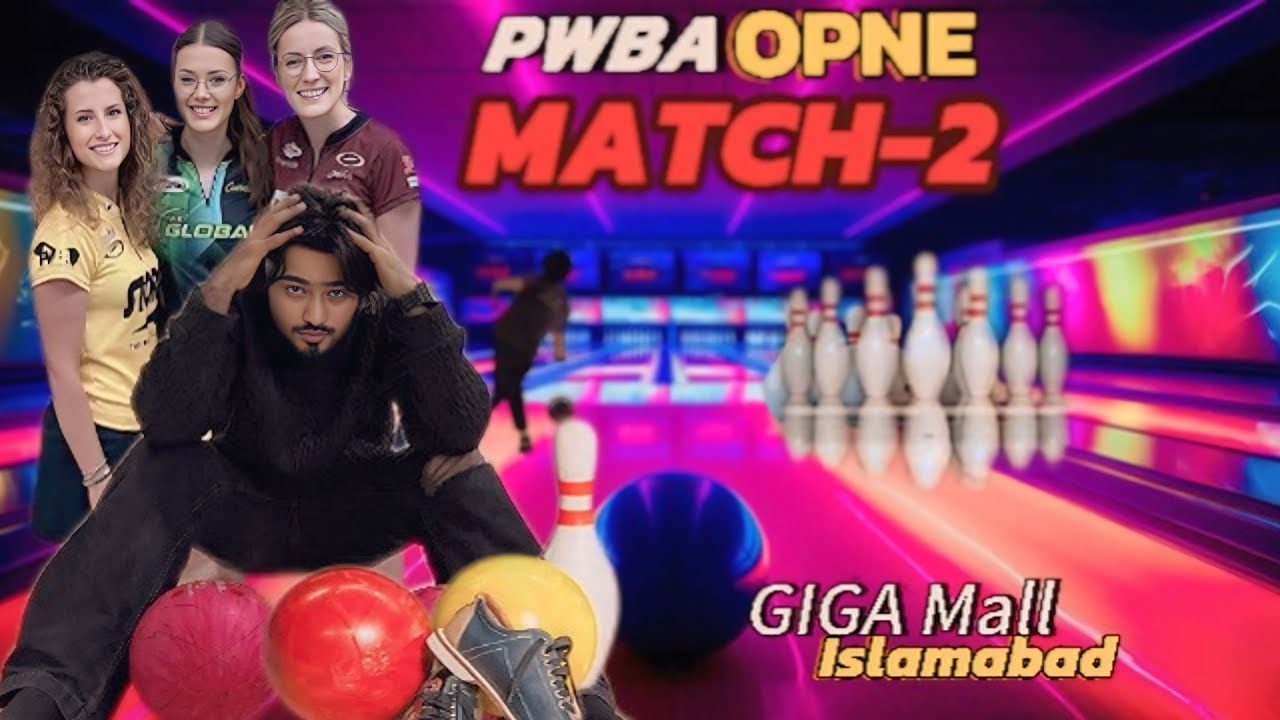 GIGA Mall PWBA OPNE MATCH 🎳! Match b har gya gir b gya 😂! Sab Dosto k sht match khla 🎳 