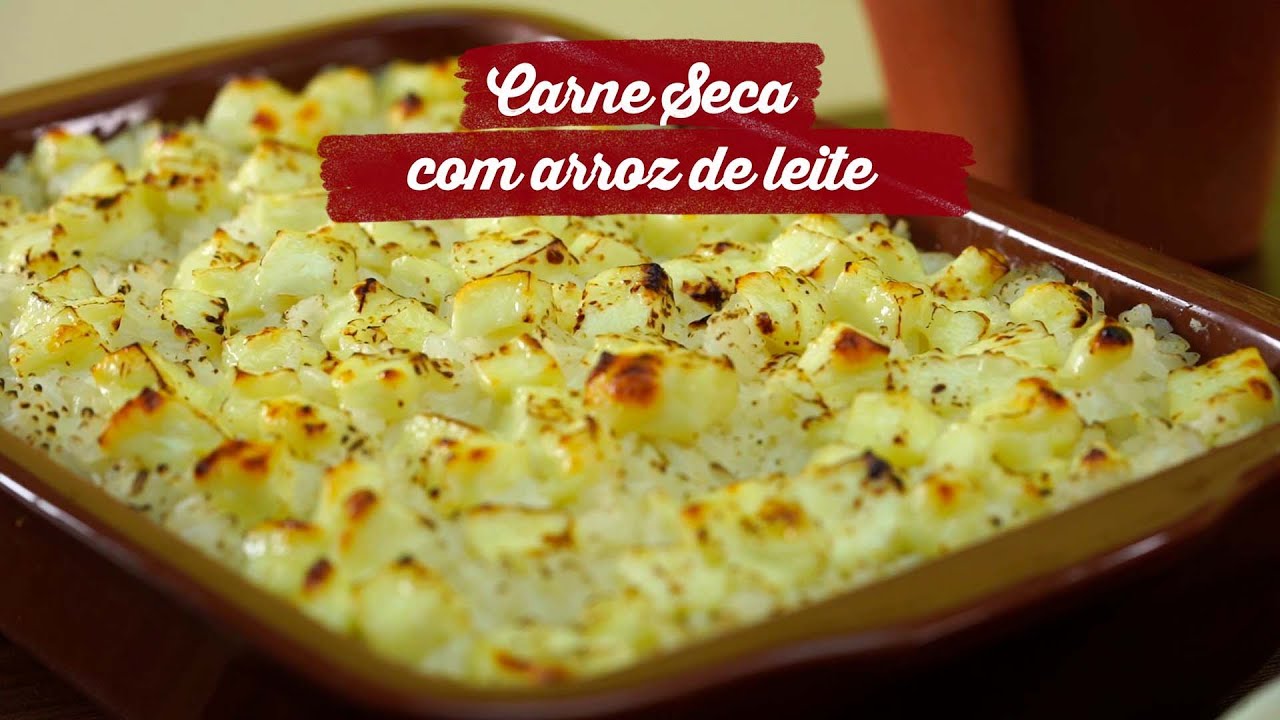 Carne seca com arroz de leite | Receitas SOCOCO
