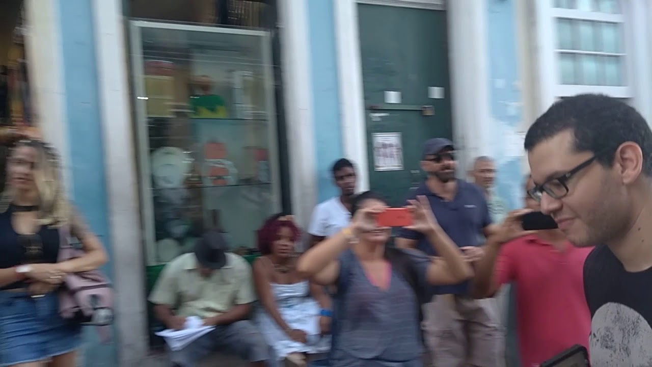 movimento percunssivo- show de percussão no Pelourinho.