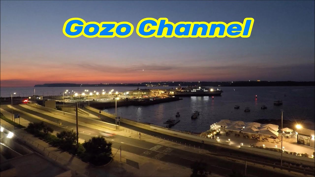 Gozo Channel Daytime & Sunset Time Lapse - Malta