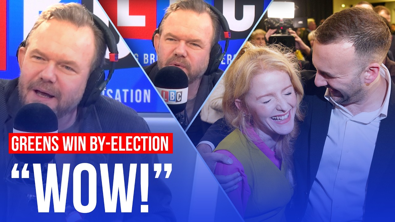 James O'Brien reacts to the Green Party beating Reform and Labour in the by-election
