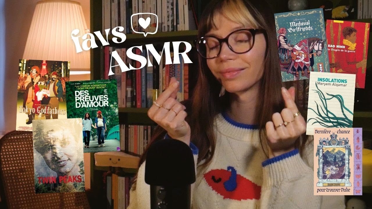 Mes favoris de début d'année en ASMR 🎬📚