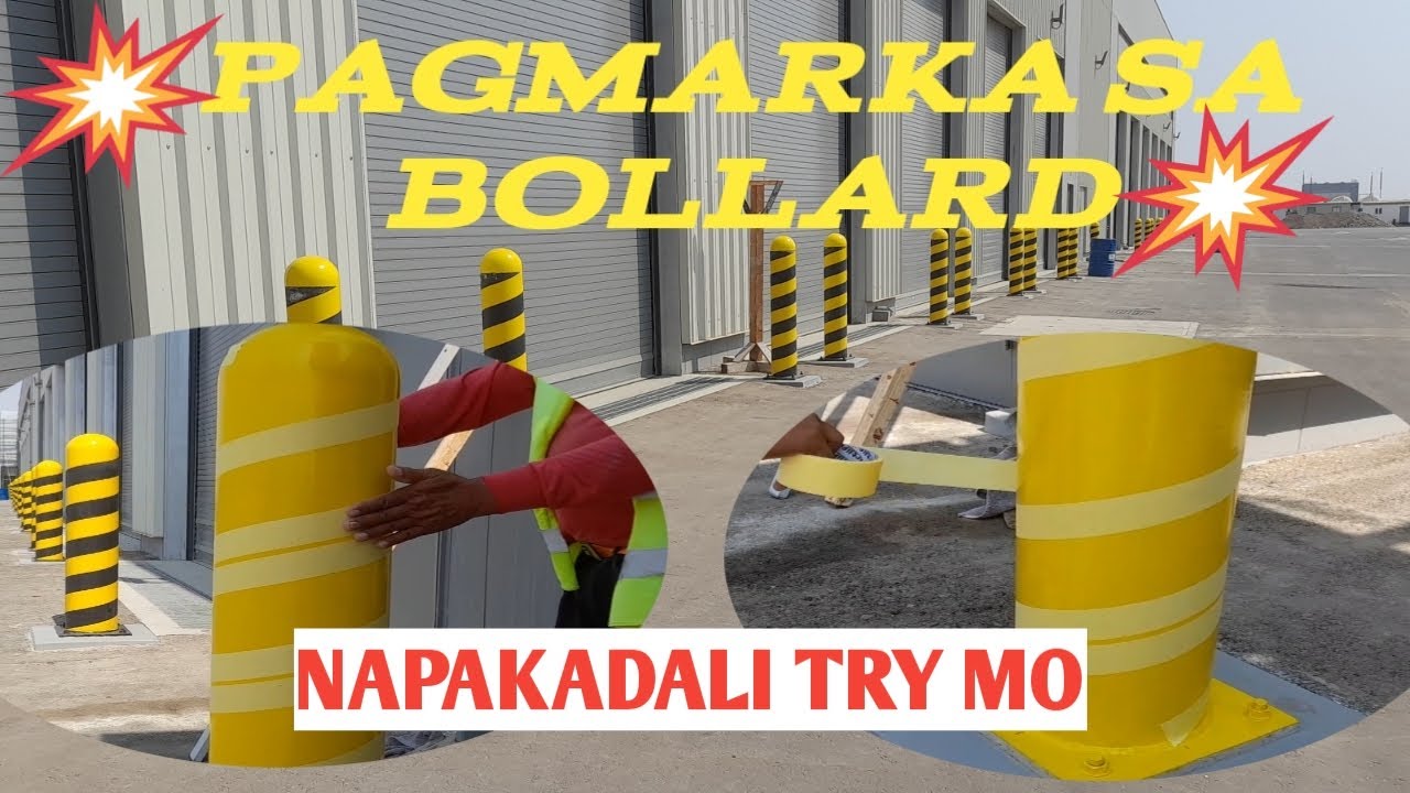 How to make marking in bollard layout for paint