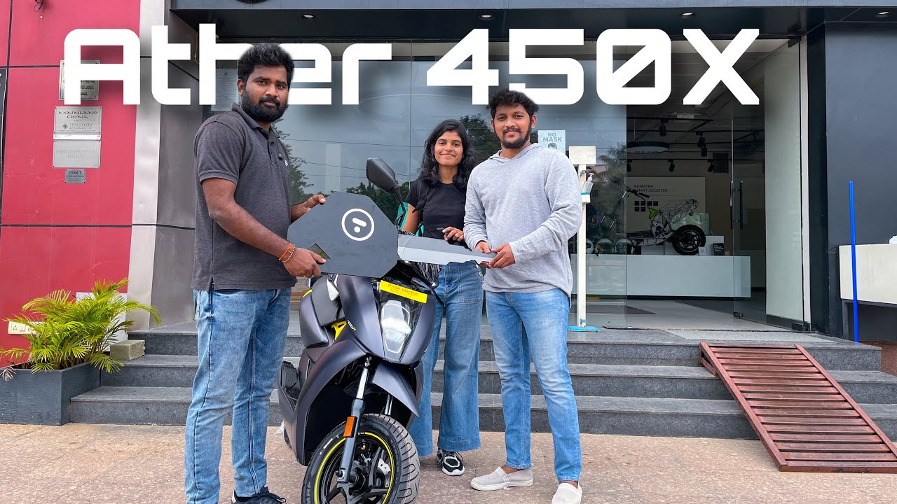 Taking delivery of our first Electric vehicle | Ather 450X | Hyderabad