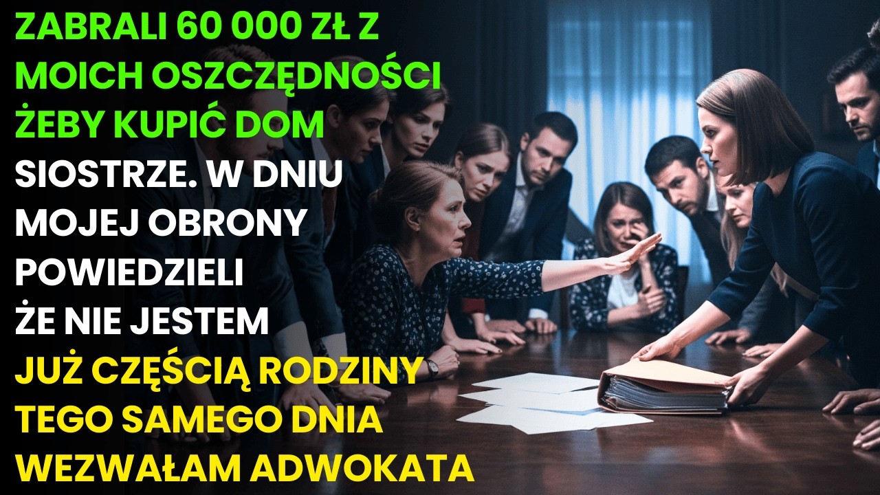 Rodzina nie przyszła na moją obronę… BO ZA MOJE PIENIĄDZE kupili dom siostrze