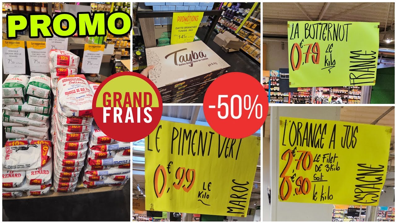 😱GRAND FRAIS -50% PROMO BONSPLANS 13 janvier 2026 #promo #bonplan #grandfrais #promotion 