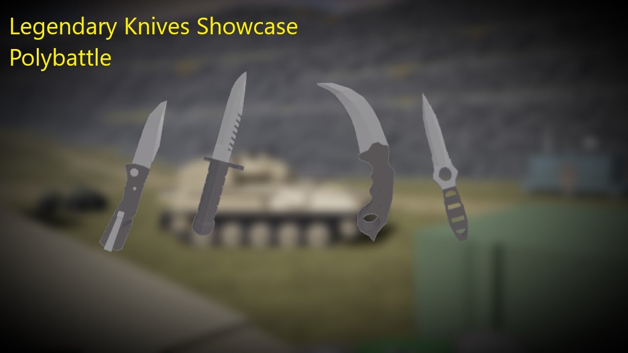 Legendary Knife Showcase | Polybattle Roblox