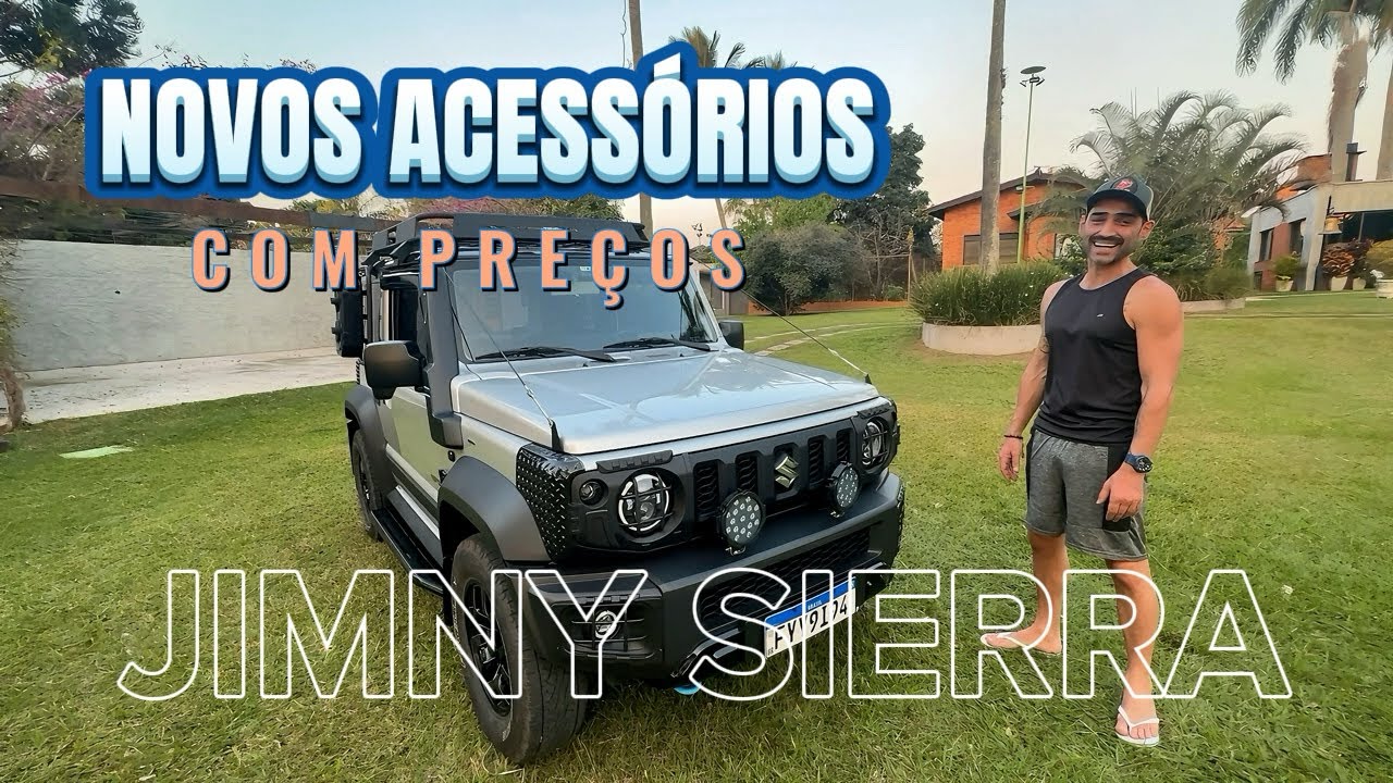 Atualizamos nosso Jimny - ACESSÓRIOS - Com preços #jimny #jimnysierra #suzuki #offroad #4x4