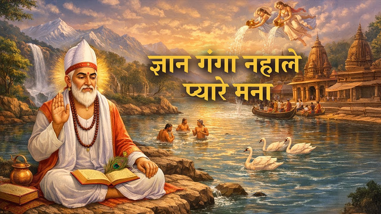 ज्ञान गंगा नहाले प्यारे मना | Kabir Bhajan | Kabir Ke Dohe | कबीर भजन | Kabir