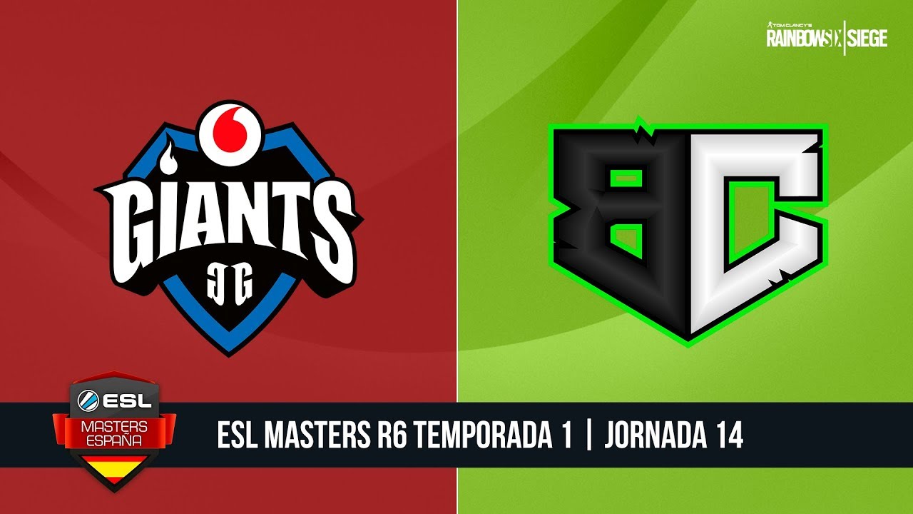 R6 - Vodafone Giants vs. Black Claw - ESL Masters R6 T1 - Jornada #14