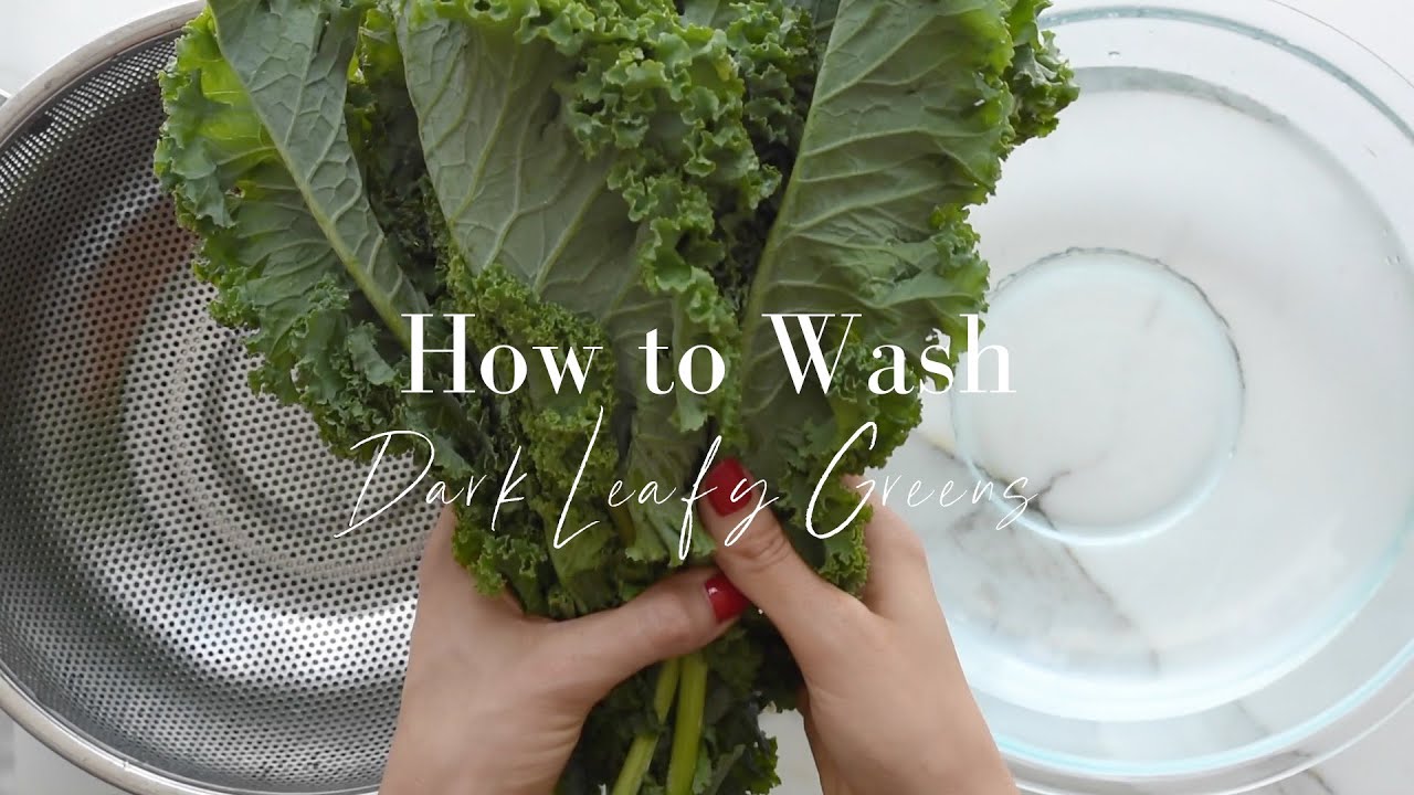 How To Wash Dark Leafy Greens [So You Don't Eat Bugs]
