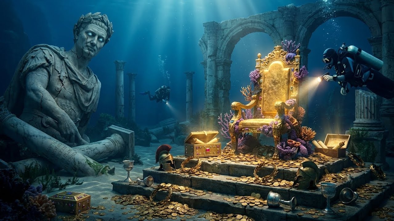 The Golden Throne Vault | Diving Into the Lost Underwater Empire of Ancient Rome