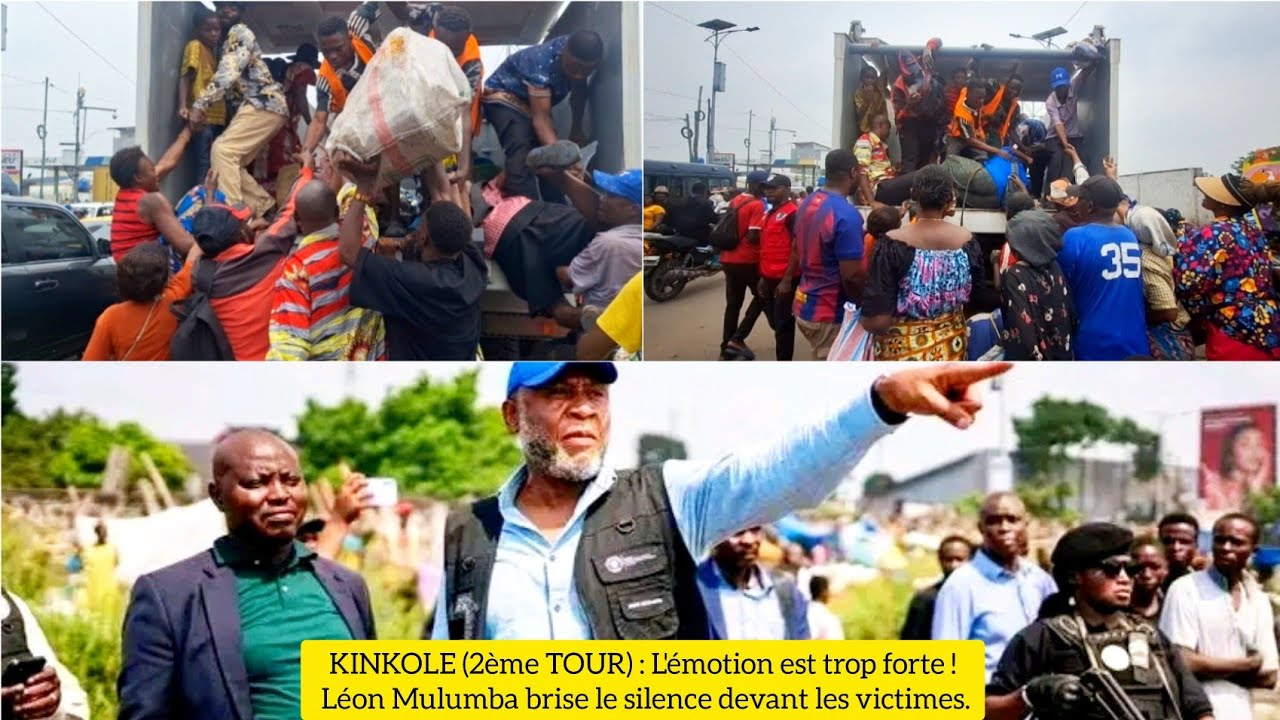 🚨KINKOLE (2ème TOUR) : L'émotion est trop forte ! Léon Mulumba brise le silence devant les victimes.