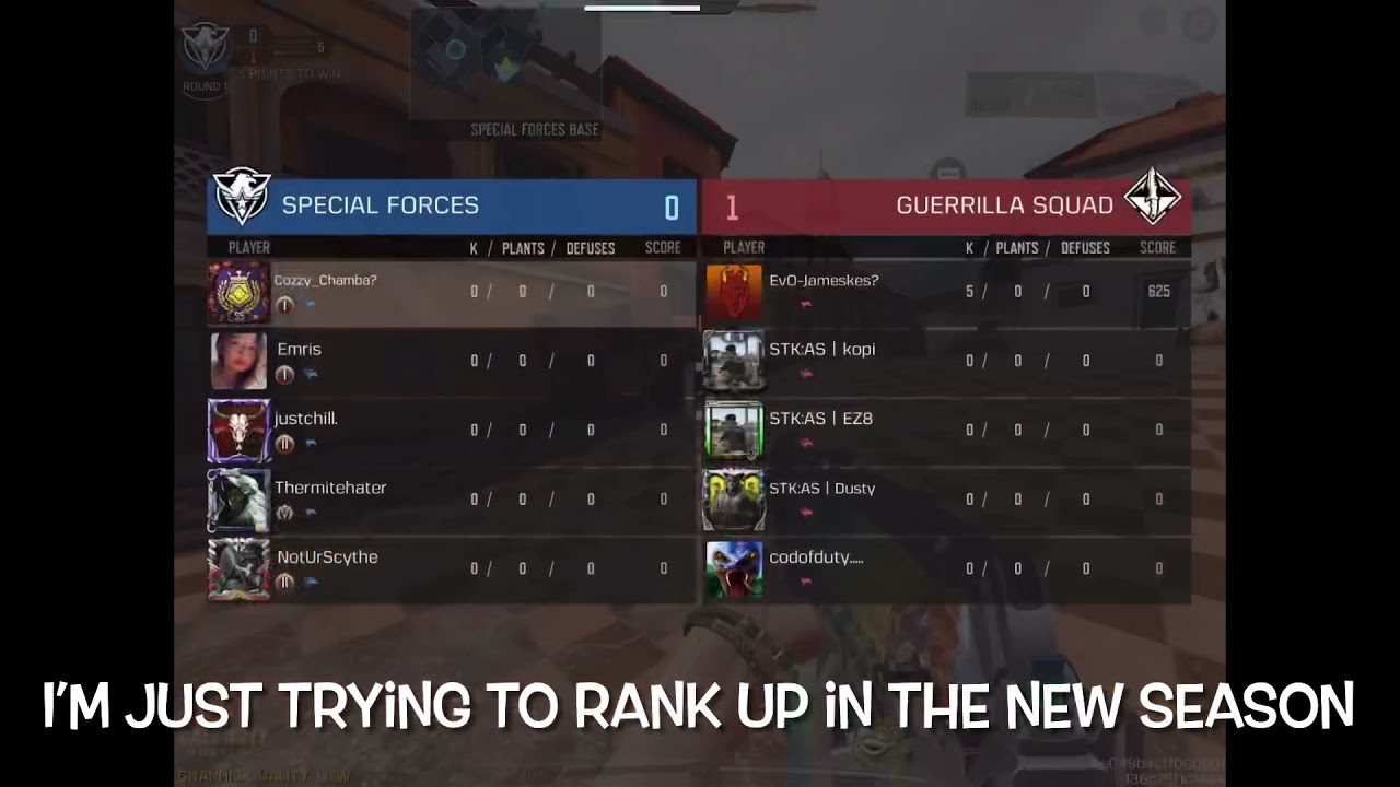 While I’m trying to rank up in the new season 6! I played against a hacker!
