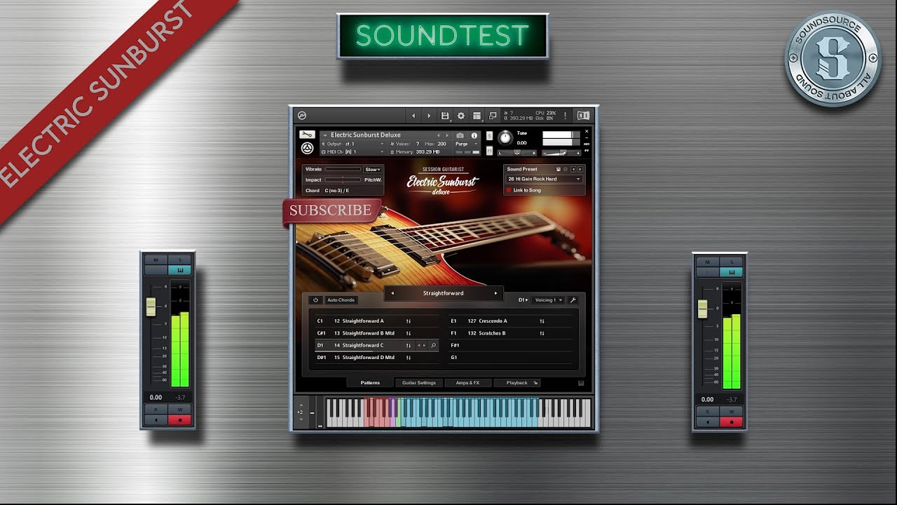 NATIVE INSTRUMENTS ELECTRIC SUNBURST DELUXE - SOUNDTEST