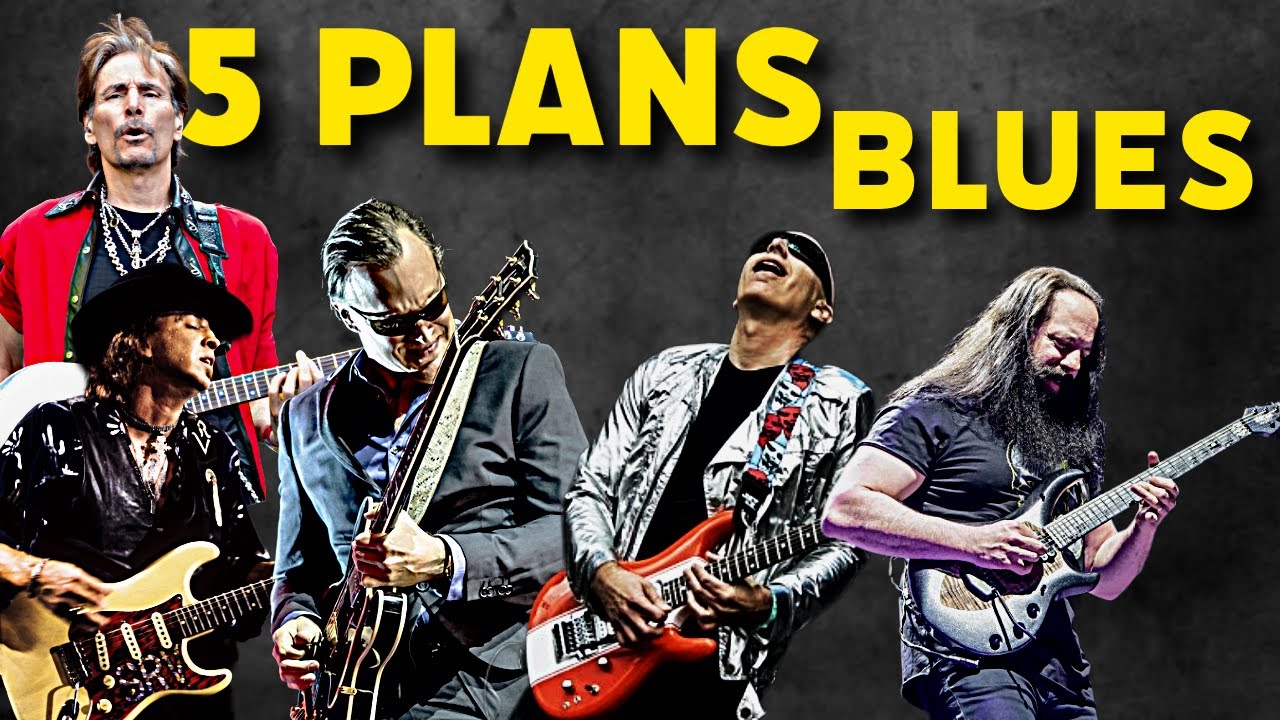 5 PLANS blues à la GUITARE - débuter l'IMPROVISATION
