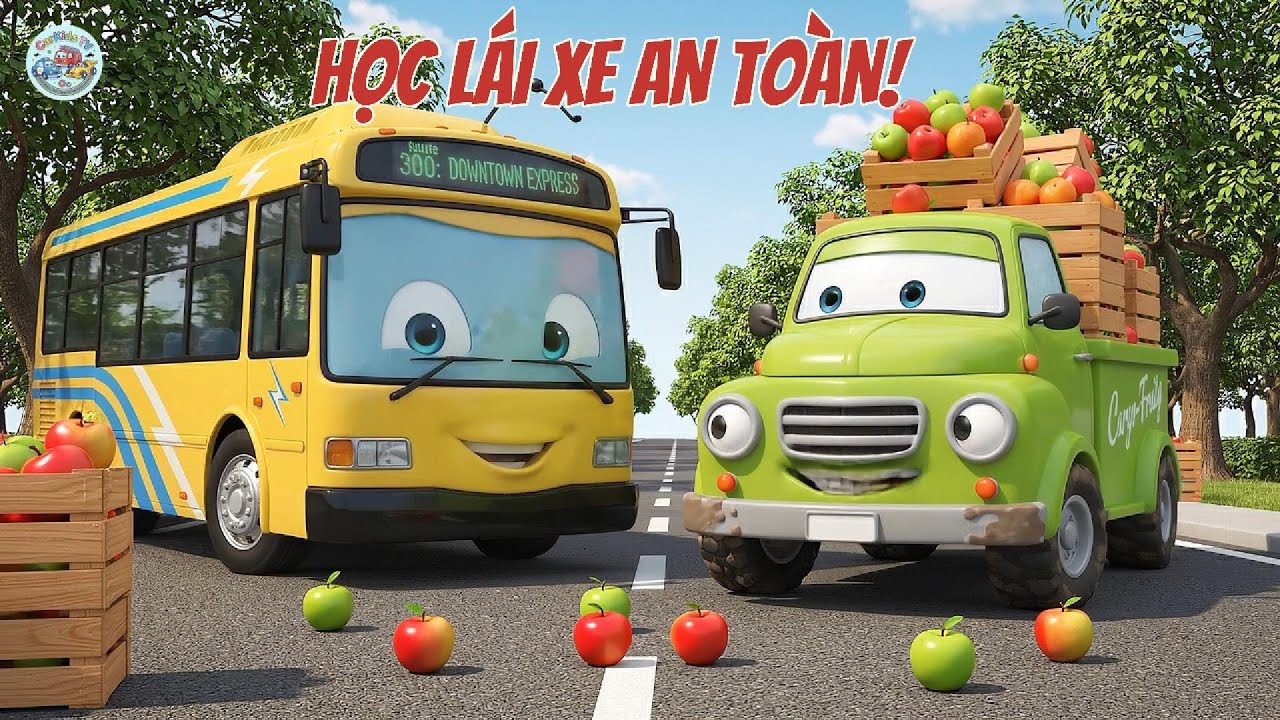 Speedy-Bip Xe Buýt Vàng Học Cách Lái Xe An Toàn | Hoạt Hình 3D Giáo Dục Trẻ Em | An Toàn Giao Thông