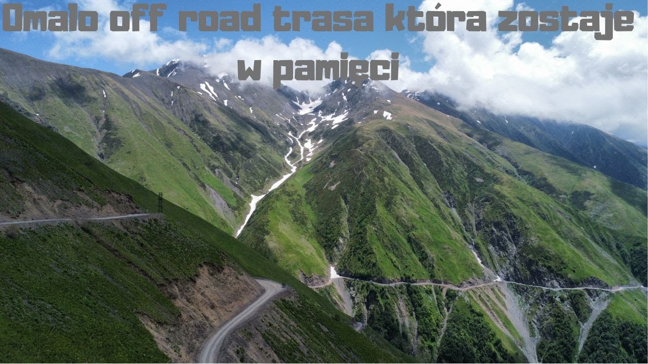 Georgia road to Omalo (Gruzja motocyklem)