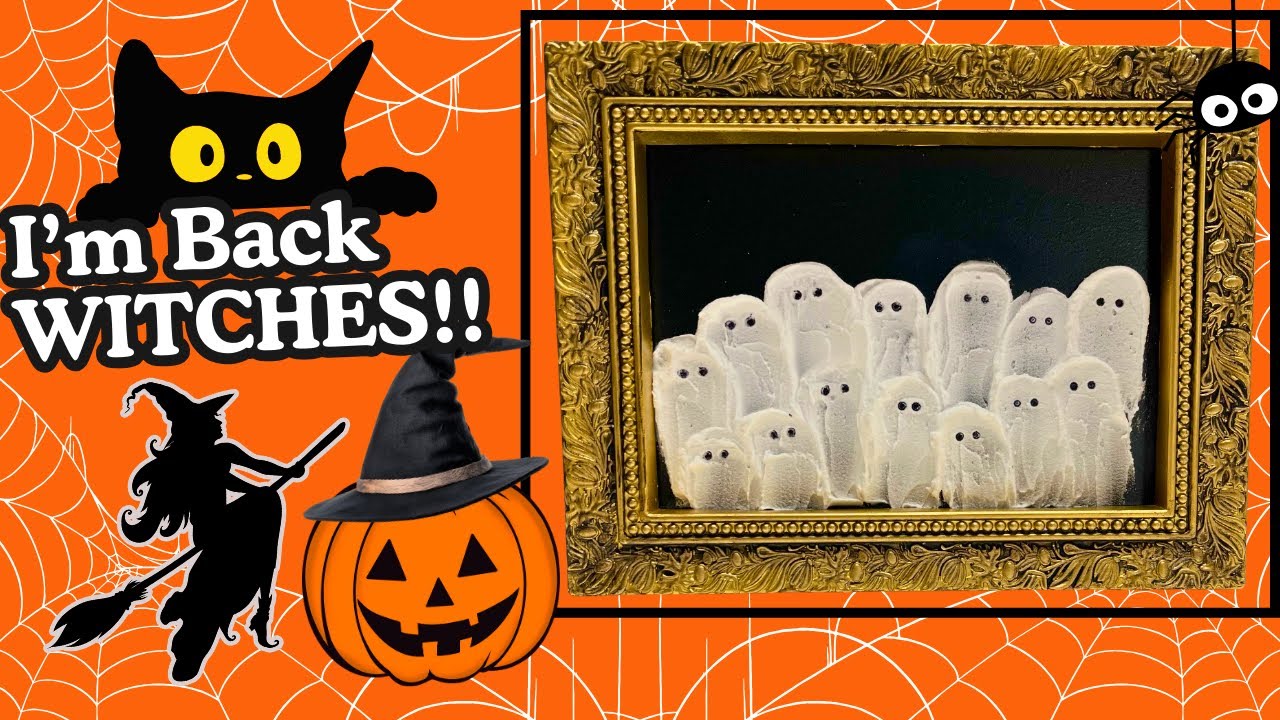DIY Dollar Tree : Halloween Ghost Decor/ Michaels Dupe