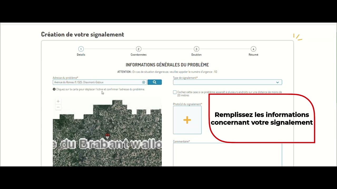 Fixmystreet Ordi signalement