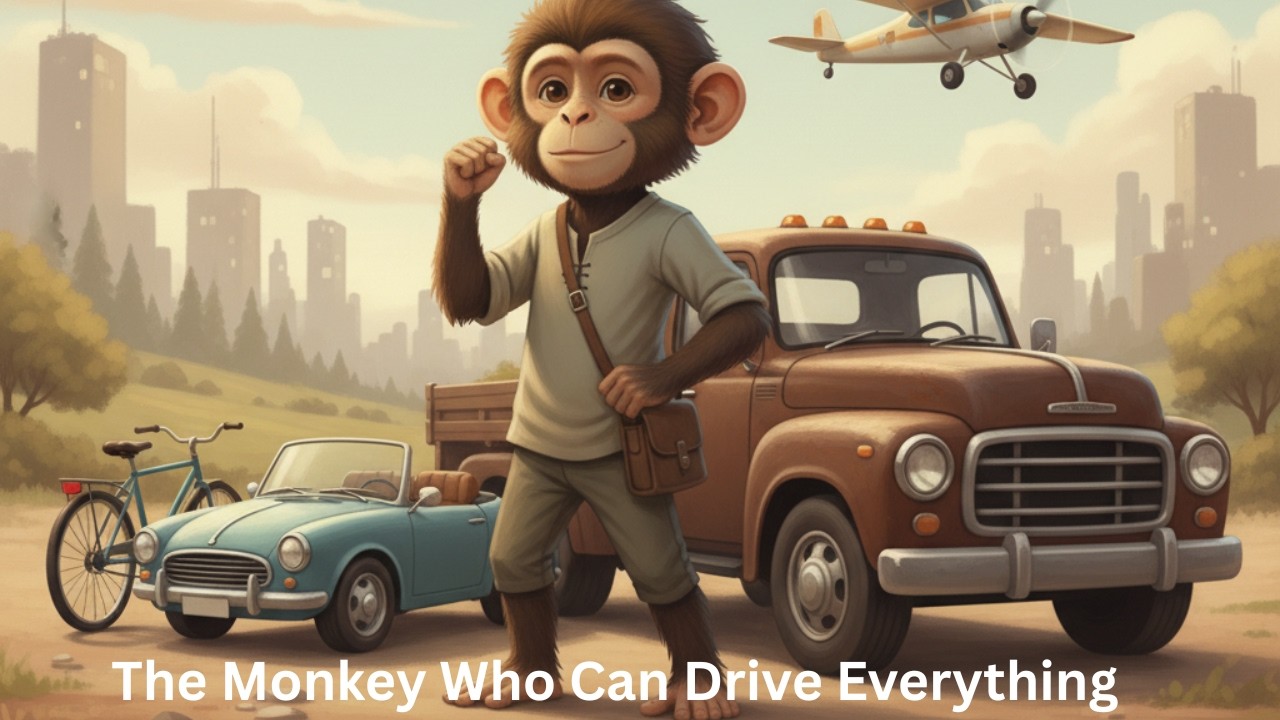 This Monkey Can Drive Everything!
