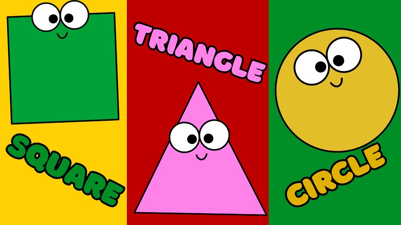 Learn Shapes Circle, Square, Triangle, Rectangle & Oval | Fun Shapes Song for Kids