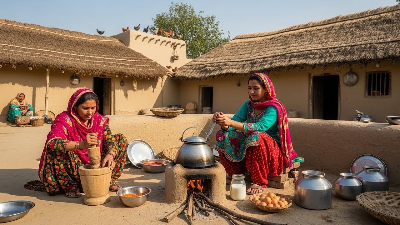 Morning Routine of a Punjabi Village in Pakistan | Desi Life Vlog