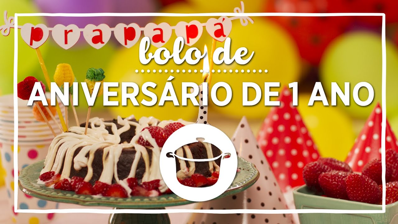 Prapapá - Receita de Bolo de Aniversário sem Açúcar, Glúten e Lactose