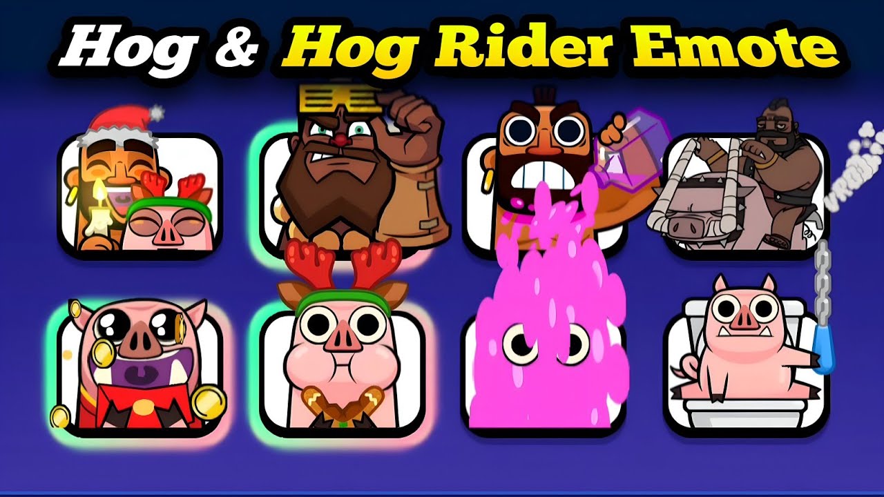 Hog & Hog Rider Emote | Clash Royale 