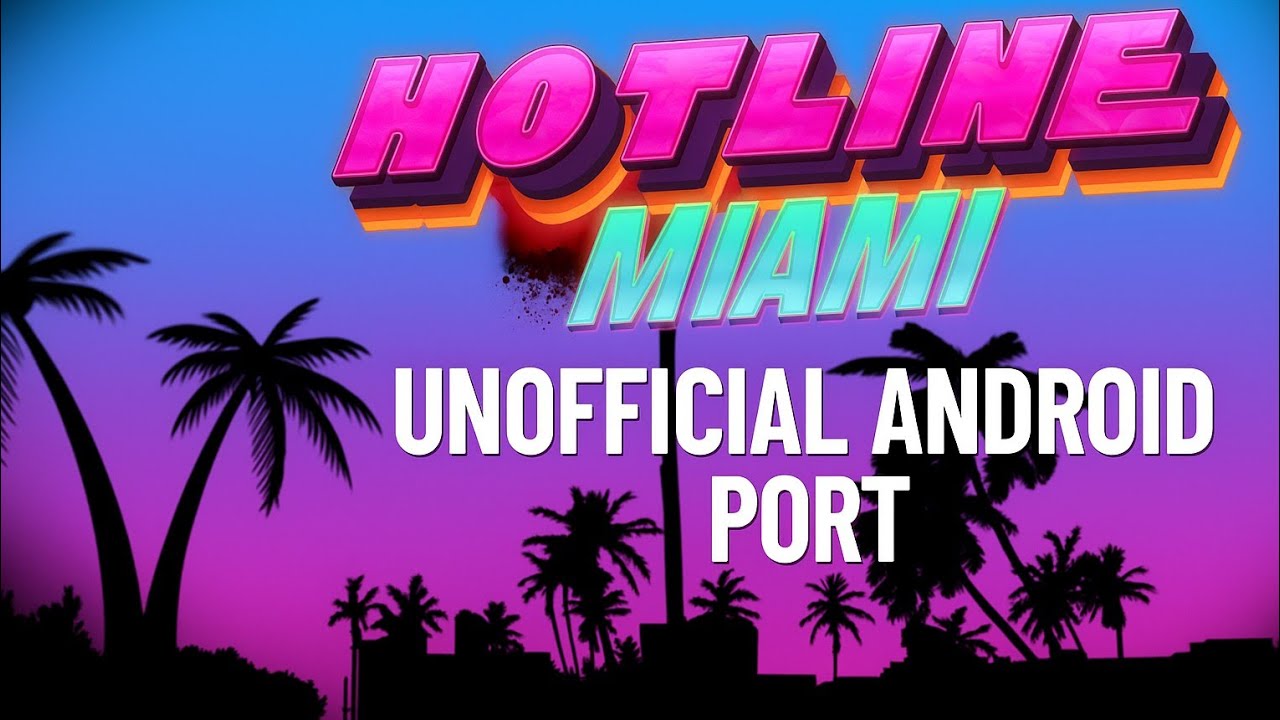 Hotline Miami Unofficial Android port | With Touch Screen Support| Short Gameplay