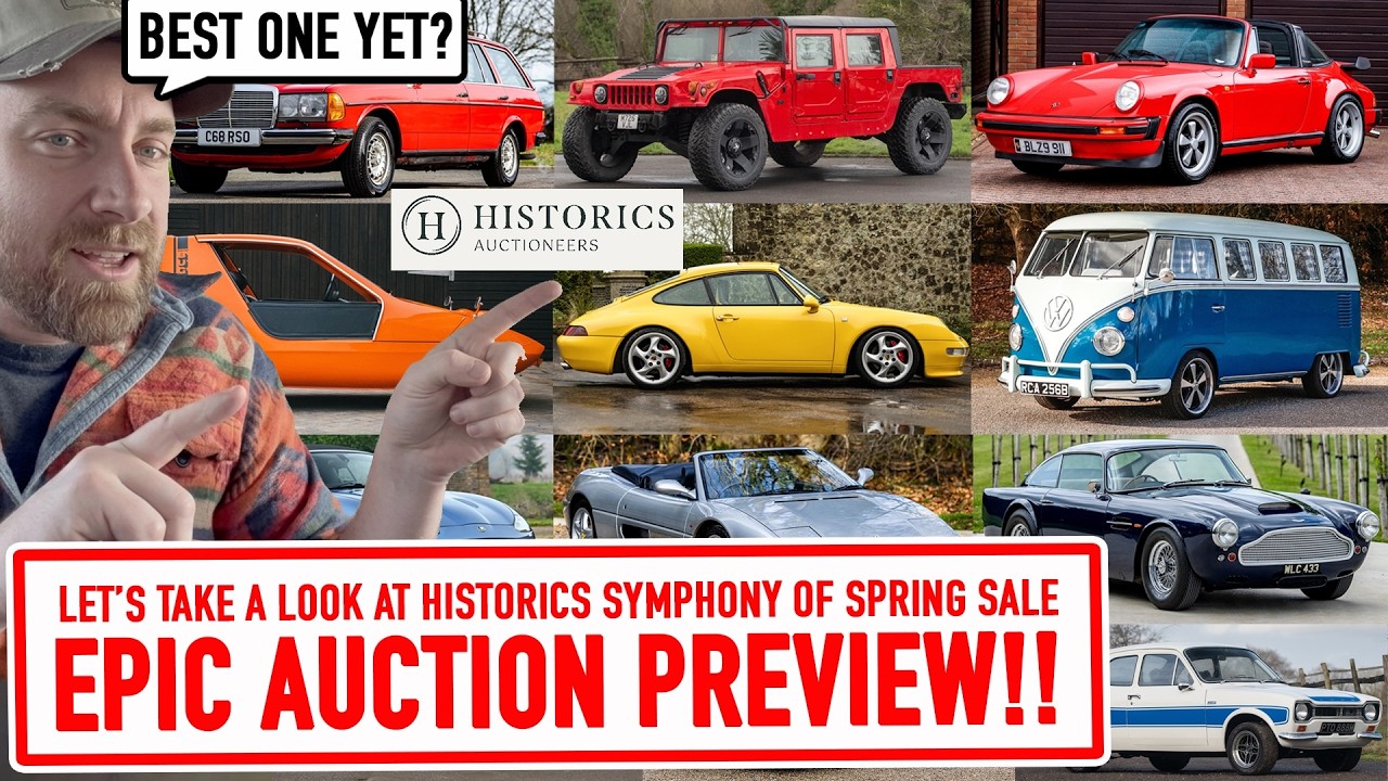 200 cars but what are we having? 🤩💰🚗 Historics Symphony of Spring Sale Preview