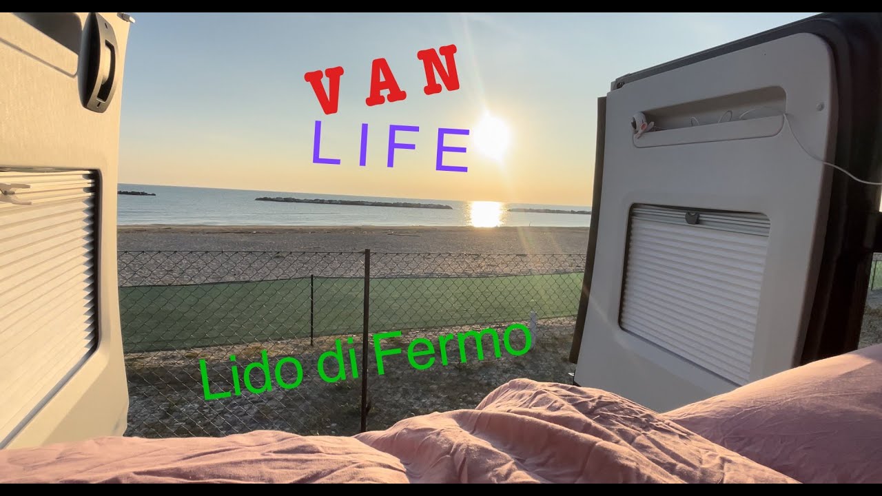 VANLIFE  a Lido di Fermo #vanlife #viaggiincamper