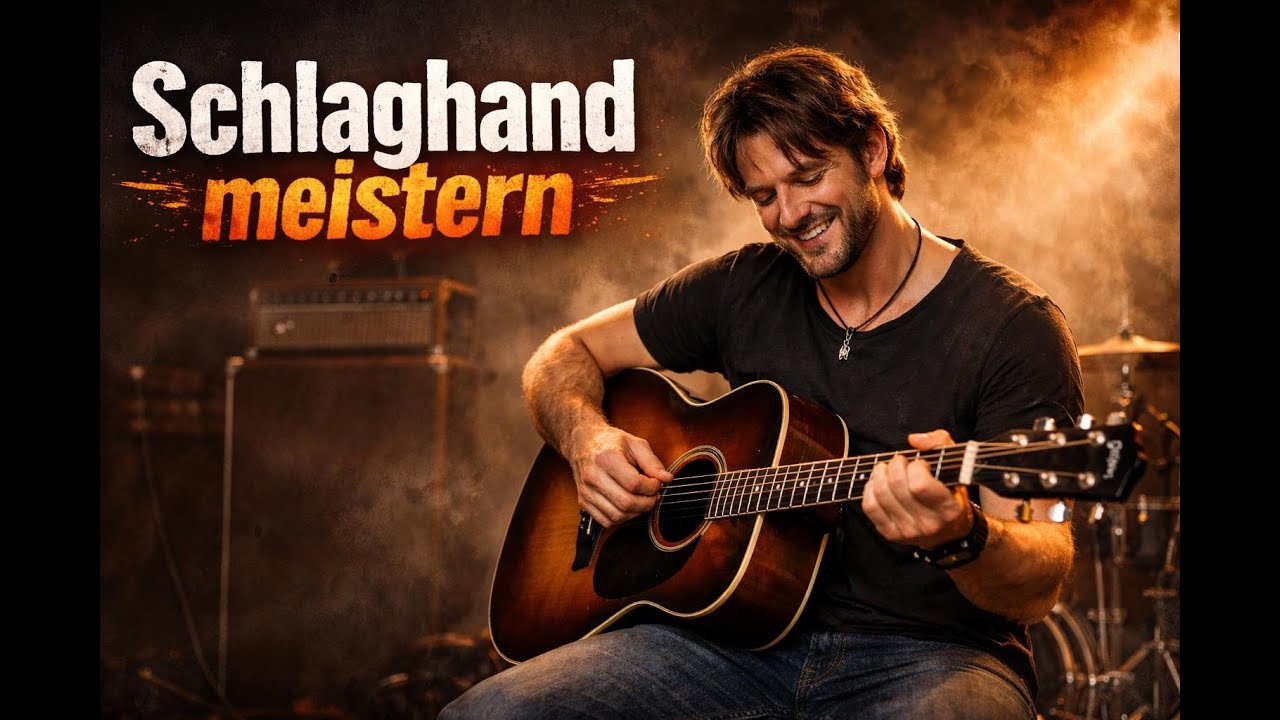 Schlaghand meistern -  Begleitung auf der Gitarre