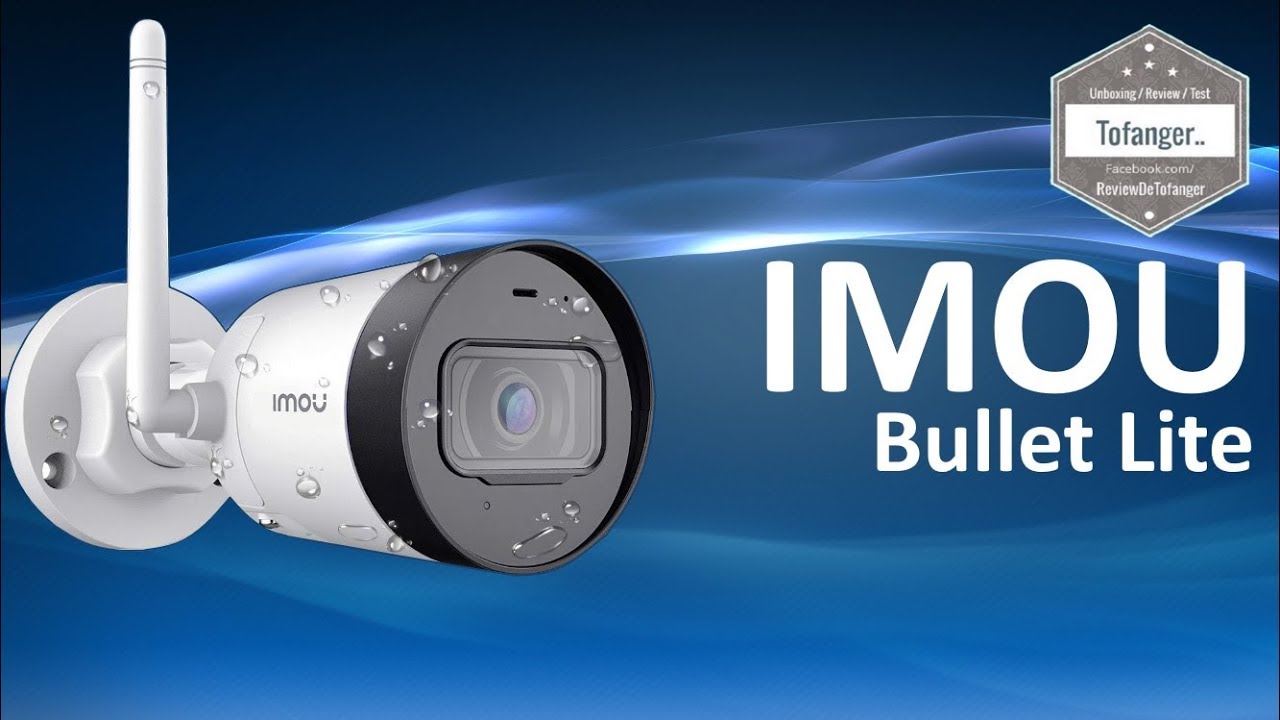 IMOU Bullet Lite - Уличная камера видеонаблюдения - 1080P - Ночное видение - Распаковка