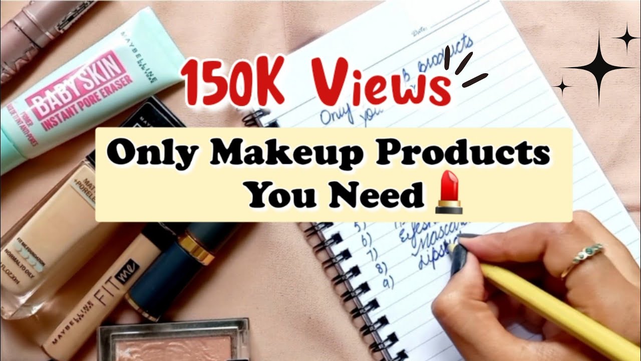 THE ONLY MAKEUP PRODUCTS YOU NEED💄| Must Have Makeup Products