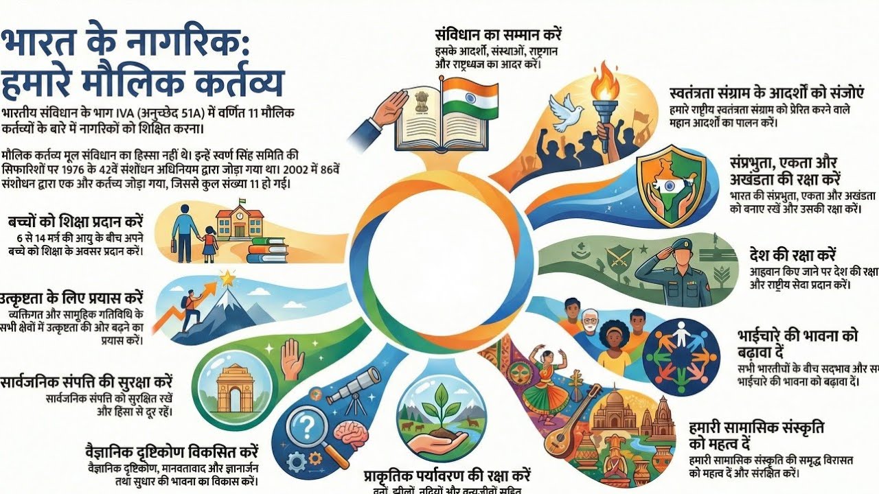 Fundamental Duties – Part 4A of Indian Constitution 🇮🇳📚 