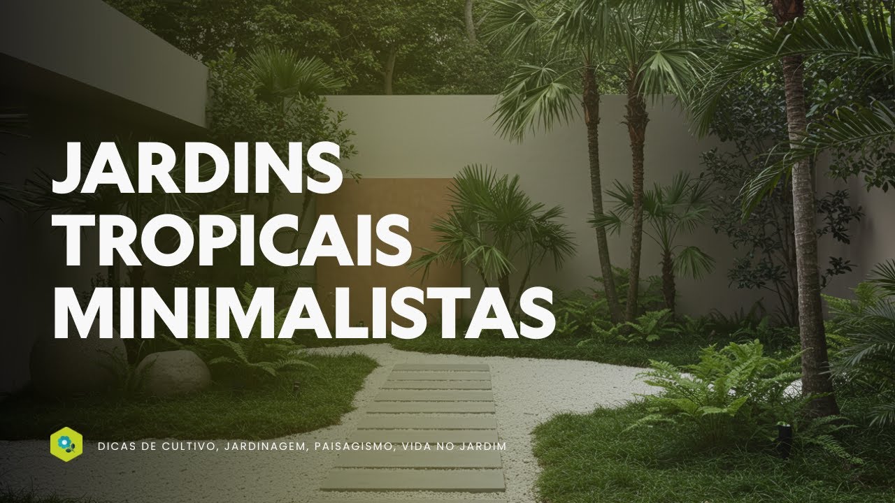 Jardins tropicais minimalistas: é possível unir exuberância e leveza?