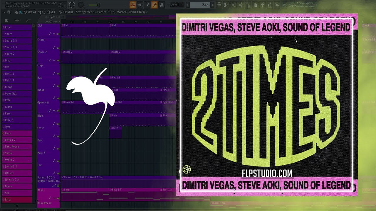 Dimitri Vegas & Steve Aoki & Ann Lee & Sound Of Legend - 2 Times (FL Studio Remake)