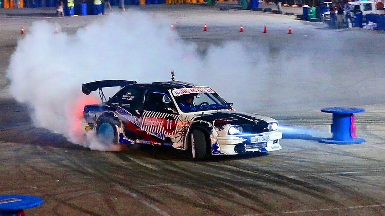 Ahmad Al Jabali's Red Bull Car Park Drift Jordan - BMW E30 2JZ Turbo