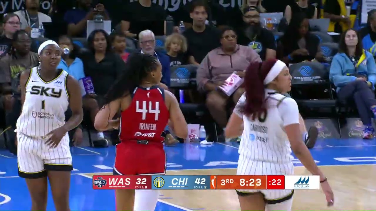 HIGHLIGHTS: Ariel Atkins Scores 15 Points in Sky Win over Washington Mystics