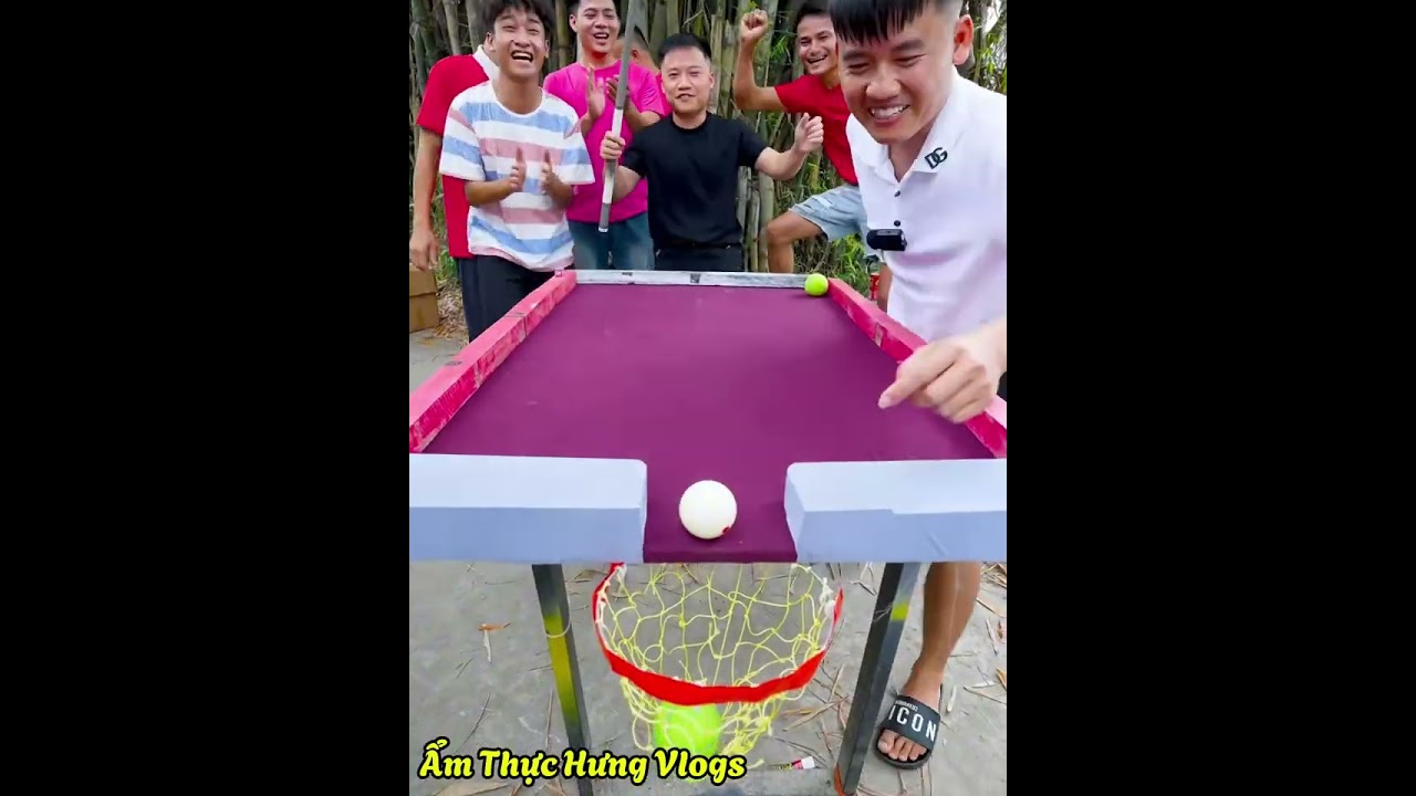 Hưng Vlogs  | Top 3 Trò Chơi Thác Thức Bida  Nhận Thưởng# Cười Toác Mồm #hưngvlog