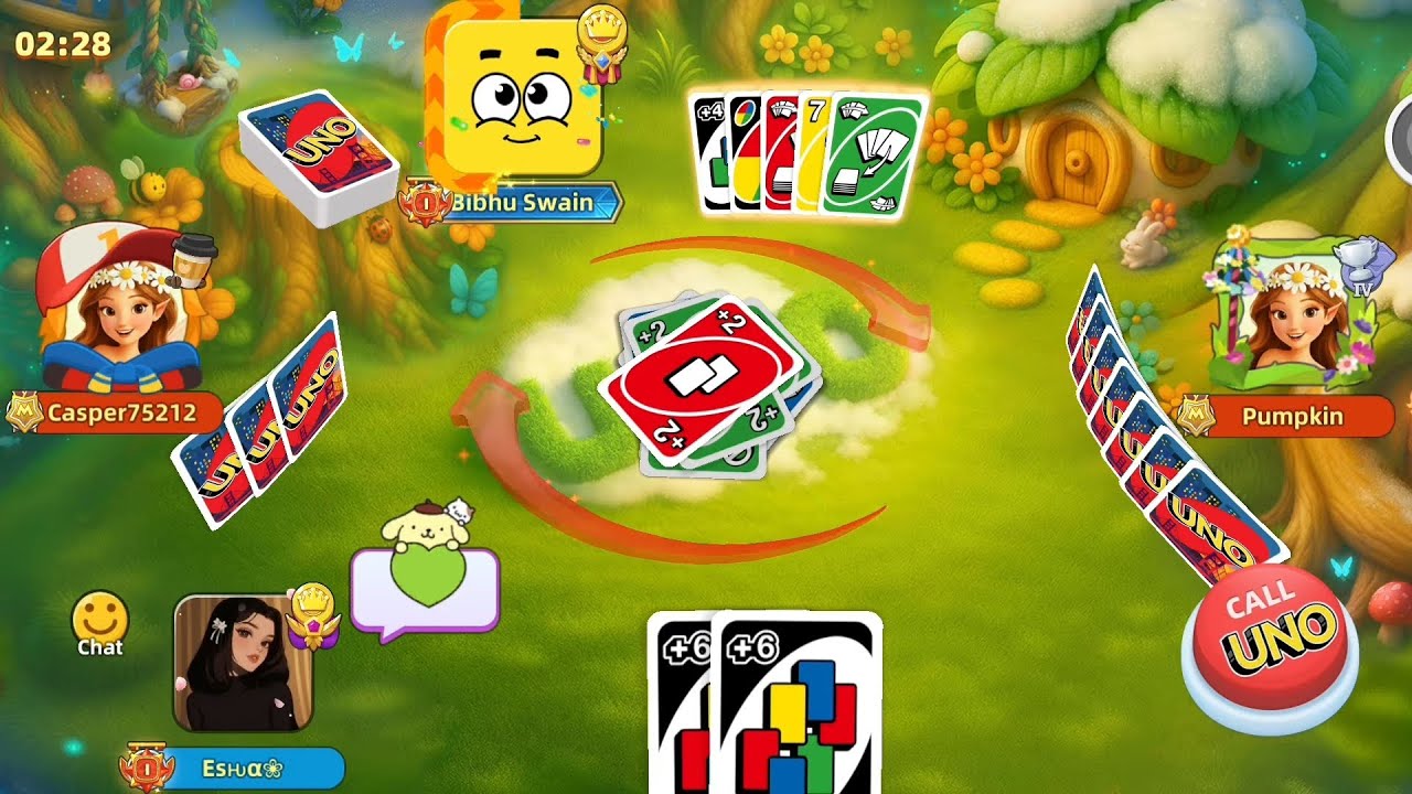 Uno Mobile Game || Go Wild x1000 Wild +6 with Discard All Card