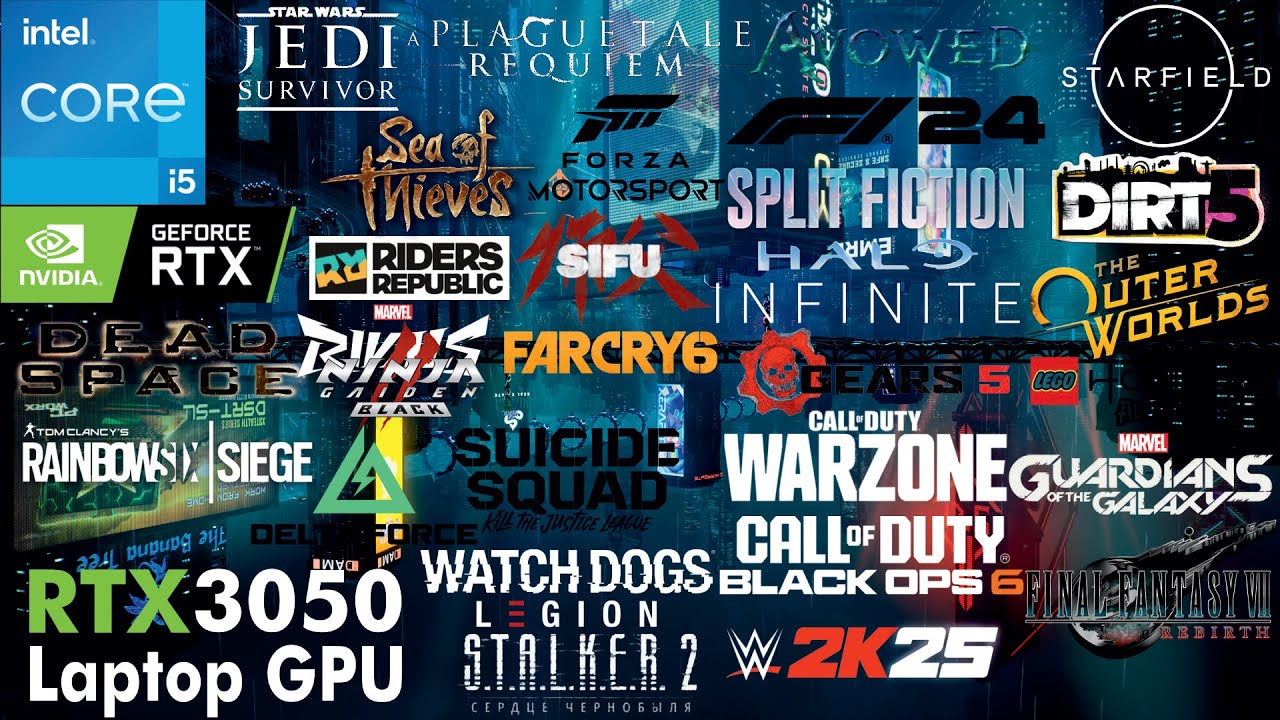 RTX 3050 Laptop GPU in 2025 | Tested in 29 Games (Intel Core I5 11300H)