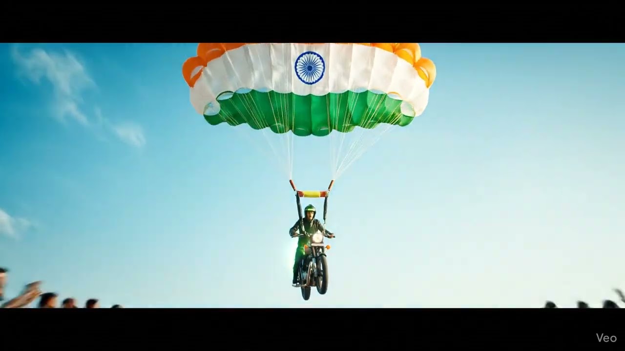 🏍️ Хэштеги: #IndianInnovation #SmartBike #FutureOfSafety #AIParachute #DesiTech #Veo3 #MakeInIndia