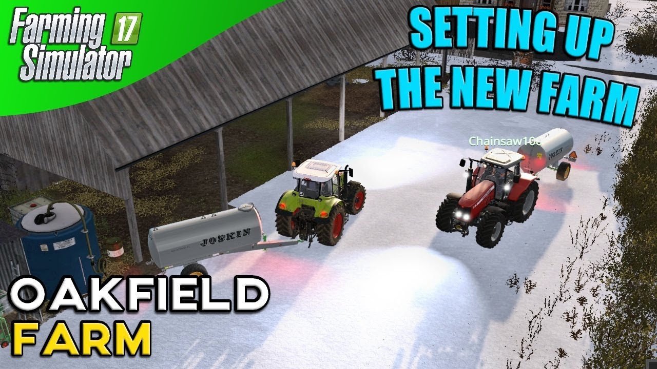 Farming Simulator 17 - Oakfield Farm Multiplayer With Daggerwin