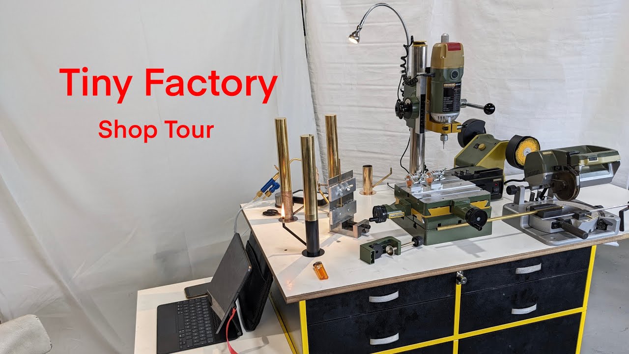 Episode #4. Proxxon Factory / Tiny Factory Shop Tour.