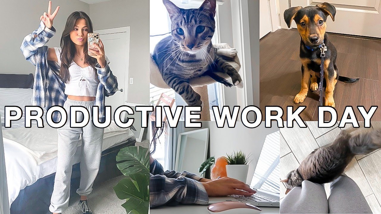 PRODUCTIVE WORK DAY IN MY LIFE (Rover pet sitting)